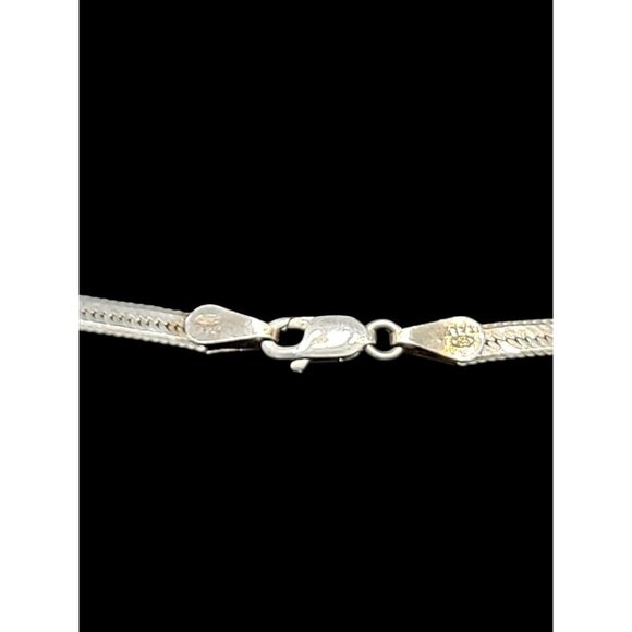 DOUG PAULUS Sterling & Labordite Cross Pendant 24" Italy Chain DP925 India - Picture 13 of 16